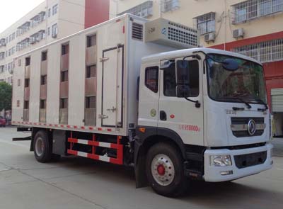 國六東風(fēng)D9單橋雛禽運(yùn)輸車